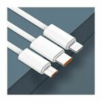LDNIO CHARGING DATA CABLE BRAIDED (A-C) 25W 1M TYPE-C WHITE LS901_C - 6933138600924 6933138600924 COL-18508