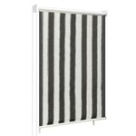 vidaXL 312679 Outdoor Roller Blind 60x140 cm Anthracite and White Stripe
