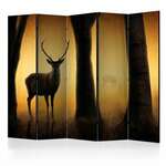 Paravan u 5 dijelova - Deer in his natural habitat II [Room Dividers] 225x172