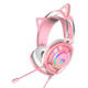 Dareu EH469 gaming slušalice, USB, roza, mikrofon