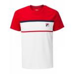 Majica za dječake Fila T-Shirt Steve Boys - white/fila red