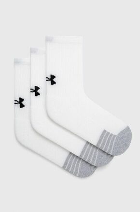 UNDER ARMOUR Sportske čarape svijetlosiva / crna / bijela