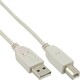 Kabel INLINE, USB 2.0 A (M) na B (M), 5m