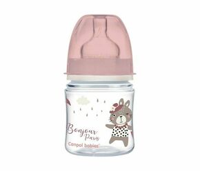 Canpol babies Bonjour Paris bočica za bebe 0m+ Pink 120 ml
