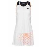 Ženska teniska haljina Lotto Top W IV Dress 1 - bright white/orange