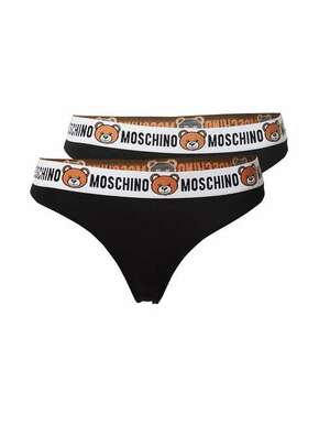Moschino Underwear Slip smeđa / crna / bijela