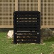 vidaXL Komposter crni 82,5x82,5x99,5 cm od masivne borovine