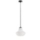 VIOKEF 3091500 | Texas-VI Viokef visilice svjetiljka 1x E27 opal, crno