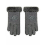 Ženske rukavice Ugg W Sheepskin Embroider Glove 20931 Metal
