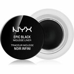 NYX Professional Makeup Epic Black Mousse Liner vodootporni tuš za oči nijansa 01 Black 3 ml