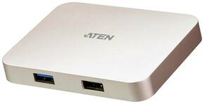 ATEN UH3235 USB-C 4K Ultra Mini priključna stanica s Power Passthrough ATEN USB 2.0 adapter UH3235