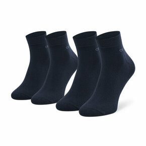 Set od 2 para muških čarapa Calvin Klein 701218706 Navy 003