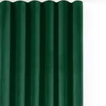 Zelena zavjesa za djelomično zamračenje od samta 265x250 cm Velto – Filumi
