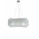 FANEUROPE I-PROJECT/S60 | Project-FE Faneurope visilice svjetiljka Luce Ambiente Design 4x E27 nikel, bijelo, prozirno