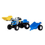 Rolly Toys traktor na pedale New Holland T7040 + prednji utovarivač + prikolica