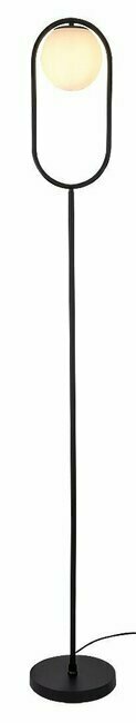 RABALUX 74029 | Ghita Rabalux podna svjetiljka 170cm sa prekidačem na kablu 1x E27 crno
