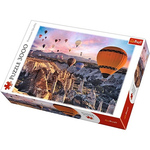 Balonima iznad Kapadokije, Turska premium puzzle - 3000 kom - Trefl