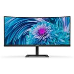 Philips 346E2CUAE monitor, VA, 34", 21:9, 3440x1440, 100Hz, USB-C, HDMI, Display port, USB