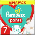 Pampers Pants pelene hlačice, Veličina 7, 17 kg +, 74 komada