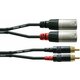 Cordial CFU 3 MC Unbalanced Twin kabel, crna, 3m