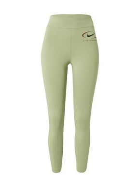 Nike Sportswear Tajice 'Swoosh' smeđa / zelena / crna