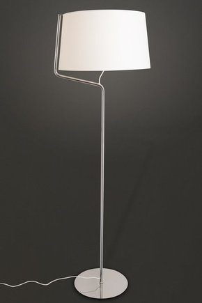 MAXLIGHT F0037 | Chicago Maxlight podna svjetiljka 155cm s prekidačem 1x E27 krom