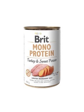 Brit Mono Protein Turkey &amp; Sweet Potato 6 x 400 g