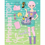 Princess TOP - Fashion year bilježnica sa naljepnicama