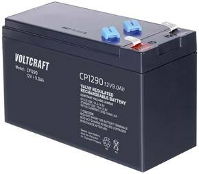 VOLTCRAFT CE12V/9Ah VC-12668685 olovni akumulator 12 V 9 Ah olovno-koprenasti (Š x V x D) 151 x 100 x 65 mm plosnati priključak 6.35 mm bez održavanja