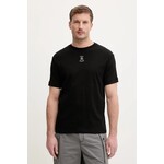 Pamučna majica Armani Exchange crna XM002072.AF19963