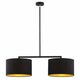 ARGON 899 | Karin Argon visilice svjetiljka 2x E27 crno, zlatno