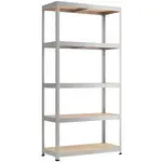 Metalni regal 175 pocinčana 180x90x40 – 5 polica/175 kg