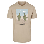 Fucking Life Tee Sand kremasta i597_112336_c20208