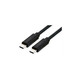 Roline USB4 Gen3x2 kabel TIP C-C M/M, Emark, 100W, 1.0m, crni 11.02.9082