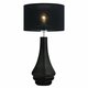 ARGON 3033 | Amazonka Argon stolna svjetiljka 60cm sa prekidačem na kablu 1x E27 crno, krom, crno
