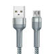 Kabel USB Micro Remax Jany Alloy, 1m, 2.4A (srebrni)