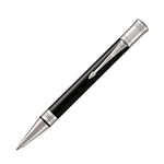 Parker - Kemijska olovka Parker Duofold Classic, crno srebrna