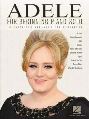 Adele For Beginning Piano Solo Nota