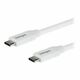 StarTech.com USB C to USB C Cable - 6 ft / 2m - 5A PD - M/M - White - USB 2.0 - USB-IF Certified - USB Type C Cable - USB C Charging Cable (USB2C5C2MW) - USB-C cable - 2 m - USB2C5C2MW