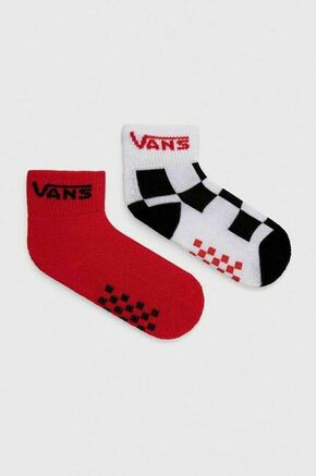 Set od 2 para dječjih visokih čarapa Vans Drop V Classic VN0A7PTC0PZ1 True Red