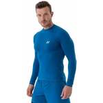 Nebbia Functional T-shirt with Long Sleeves Active Blue L Majica za fitnes