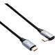 Akyga USB kabel USB-C® utikač, USB-C® utikač 1 m crna AK-USB-54