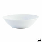 Zdjela za Salatu Quid Basic Keramika Bijela (23 cm) (6 kom.) , 3660 g