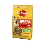 Pedigree Adult Mini suha hrana za pse - govedina, povrće 2 kg