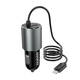 Car charger Dudao R5ProL 1x USB, 3.4A + Lightning cable (grey)