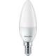 Philips Lighting 871951431338500 LED Energetska učinkovitost 2021 F (A - G) E14 oblik svijeće 5 W = 40 W toplo bijela (Ø x D) 35 mm x 106 mm 3 St.