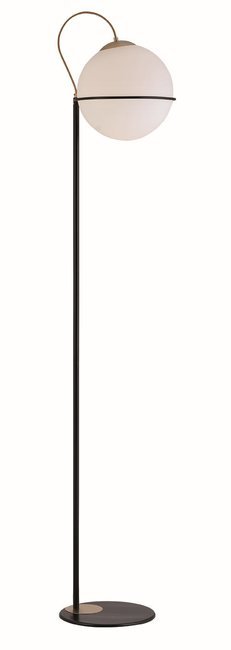 VIOKEF 3094200 | Ferero Viokef podna svjetiljka 180cm s prekidačem 1x E27 opal mat