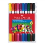 Faber-Castell - Flomasteri Faber-Castell dvostrani, 10 komada
