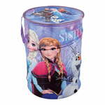 Tekstilna košara za odlaganje s poklopcem Domopak Frozen, visina 50 cm