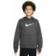 Dječački sportski pulover Nike Multi+ Therma-FIT Pullover Hoodie - black/anthracite/white